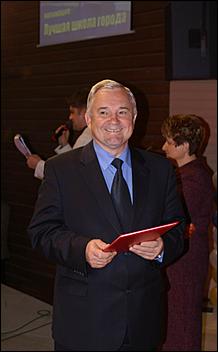 3 октября 2006 г., Барнаул   Вручение первого именного знака “Почетный учитель Барнаула"