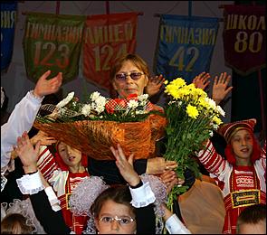 3 октября 2006 г., Барнаул   Вручение первого именного знака “Почетный учитель Барнаула"