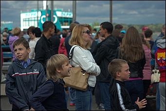4 сентябрь 2015 г., Барнаул   Тренировочный полет пилотажной группы "Стрижи".