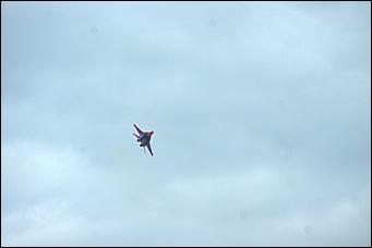 4 сентябрь 2015 г., Барнаул   Тренировочный полет пилотажной группы "Стрижи".