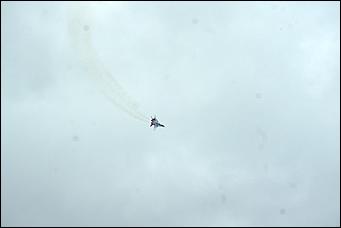 4 сентябрь 2015 г., Барнаул   Тренировочный полет пилотажной группы "Стрижи".