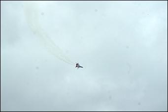 4 сентябрь 2015 г., Барнаул   Тренировочный полет пилотажной группы "Стрижи".