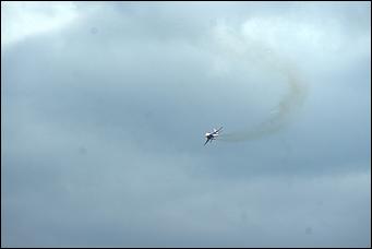 4 сентябрь 2015 г., Барнаул   Тренировочный полет пилотажной группы "Стрижи".