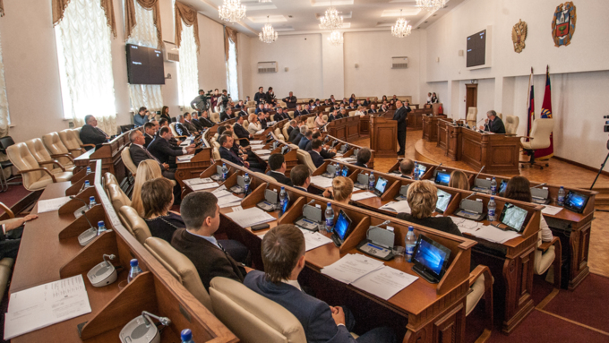 6 октябрь 2016 г., Барнаул &copy; Амител Вячеслав Мельников   Первая сессия седьмого созыва депутатов АКЗС
