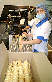 26 февраля 2007 г., Барнаул   Посещение главой Барнаула Владимиром Колгановым ООО "Алтайхолод"