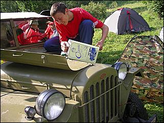    Пробег "Колесо истории 2009"