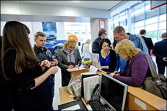 15 мая 2014г.   В дилерском центре Mitsubishi  Автоцентра АНТ прошел день открытых дверей, посвященный новому Outlander III
