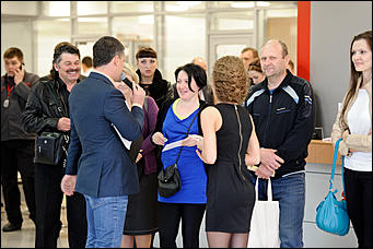 15 мая 2014г.   В дилерском центре Mitsubishi  Автоцентра АНТ прошел день открытых дверей, посвященный новому Outlander III