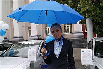 27 августа 2011 г., Барнаул   Автоцентр АНТ поздравил жителей родного города Барнаула  с праздником! 