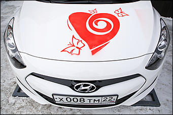 14 февраля 2015г.    Автоцентр АНТ официальный дилер Hyundai провел шоу аэрографии в День Святого Валентина
