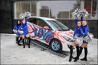 14 февраля 2015г.    Автоцентр АНТ официальный дилер Hyundai провел шоу аэрографии в День Святого Валентина