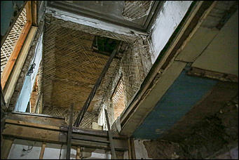 23 ноября 2017 г., Барнаул. Екатерина Смолихина   Медленно, но верно: реставрация "Аптеки Крюгеръ" в Барнауле продолжается