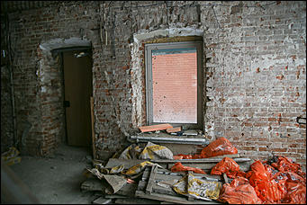 23 ноября 2017 г., Барнаул. Екатерина Смолихина   Медленно, но верно: реставрация "Аптеки Крюгеръ" в Барнауле продолжается