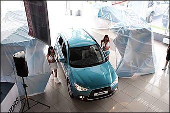 12 августа 2010 г., Барнаул   Презентация нового кроссовера Mitsubishi ASX в Автоцентре АНТ
