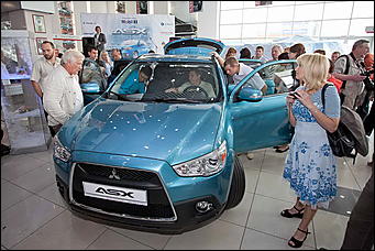 12 августа 2010 г., Барнаул   Презентация нового кроссовера Mitsubishi ASX в Автоцентре АНТ
