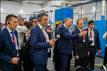 21 июня 2018 года   Барнаульский  завод АТИ торжественно открыл  цех  по  производству  безасбестовой тормозной колодки.