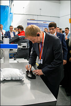 21 июня 2018 года   Барнаульский  завод АТИ торжественно открыл  цех  по  производству  безасбестовой тормозной колодки.