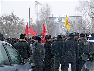 20 марта 2010 г., Барнаул   Акция протеста автомобилистов