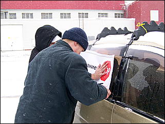 20 марта 2010 г., Барнаул   Акция протеста автомобилистов