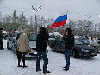 20 марта 2010 г., Барнаул   Акция протеста автомобилистов
