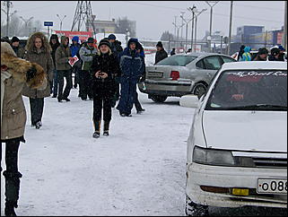 20 марта 2010 г., Барнаул   Акция протеста автомобилистов