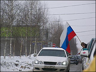 20 марта 2010 г., Барнаул   Акция протеста автомобилистов