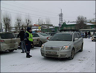 20 марта 2010 г., Барнаул   Акция протеста автомобилистов