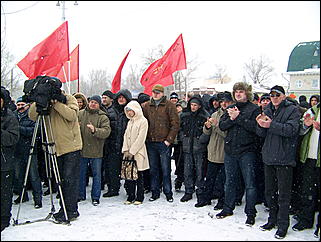 20 марта 2010 г., Барнаул   Акция протеста автомобилистов