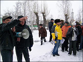 20 марта 2010 г., Барнаул   Акция протеста автомобилистов