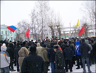 20 марта 2010 г., Барнаул   Акция протеста автомобилистов