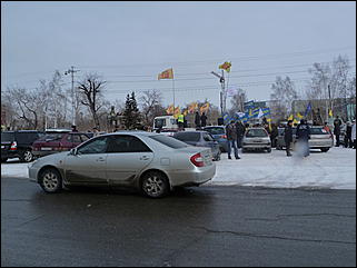 19 марта 2011 г., Барнаул   Акция протеста автомобилистов