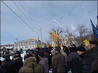 19 марта 2011 г., Барнаул   Акция протеста автомобилистов