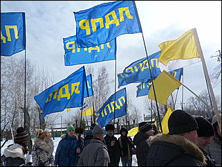 19 марта 2011 г., Барнаул   Акция протеста автомобилистов