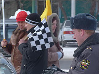 19 марта 2011 г., Барнаул   Акция протеста автомобилистов
