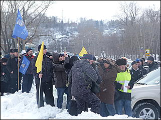 19 марта 2011 г., Барнаул   Акция протеста автомобилистов