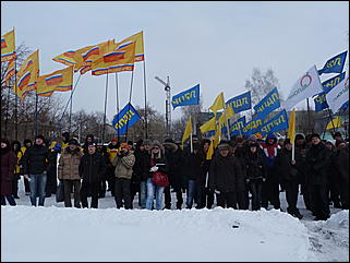 19 марта 2011 г., Барнаул   Акция протеста автомобилистов