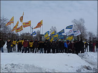 19 марта 2011 г., Барнаул   Акция протеста автомобилистов