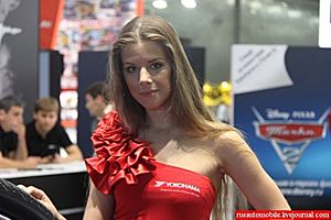   Самые красивые девушки автошоу в Москве