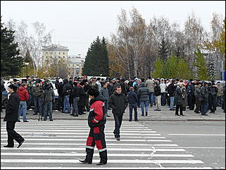 24 октября 2009 г., Барнаул   Всероссийская акция протеста автомобилистов