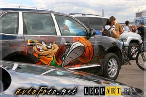   Аэрография на автомобилях
