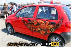   Аэрография на автомобилях