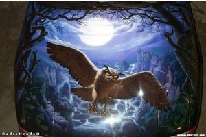   Аэрография на автомобилях