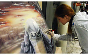   Аэрография на автомобилях