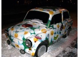   Аэрография на автомобилях