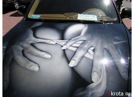   Аэрография на автомобилях