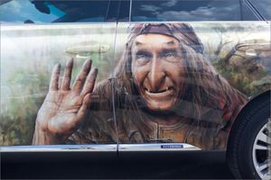   Аэрография на автомобилях