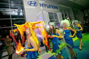   Автоцентр АНТ - официальный дилер Hyundai провел одновременно презентацию четырех автомобилей