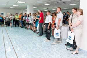   Презентация универсала «LADA Largus» в автоцентре Алтай-Лада, 30.06.2012 г.   