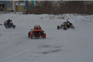   3 этап открытого Первенства СФО по зимнему автокроссу среди детей. 19.01.2013г. (фото АКОО СТК "Алтакросс" )