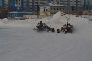   3 этап открытого Первенства СФО по зимнему автокроссу среди детей. 19.01.2013г. (фото АКОО СТК "Алтакросс" )